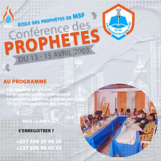Affiche — Conférence des prophètes