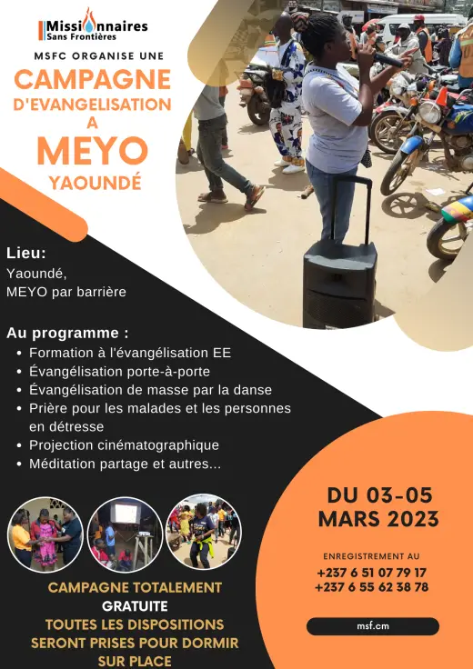 Affiche — Campagne d'évangélisation à Meyo