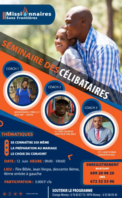Affiche — Séminaire des célibataires