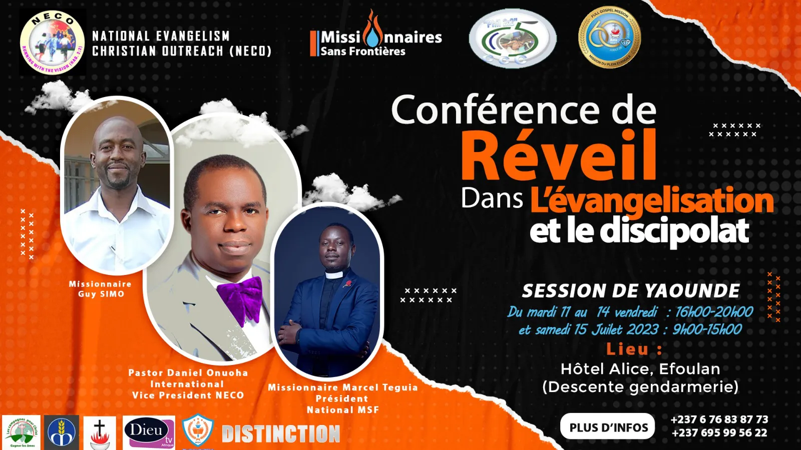 Conférence de réveil MSF – NECO 2023